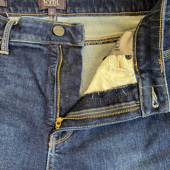 NYDJ Sz 6 Mia Palazzo Jeans in Northbridge Dark Wash Wide Leg High Waist Stretch - Picture 12 of 16